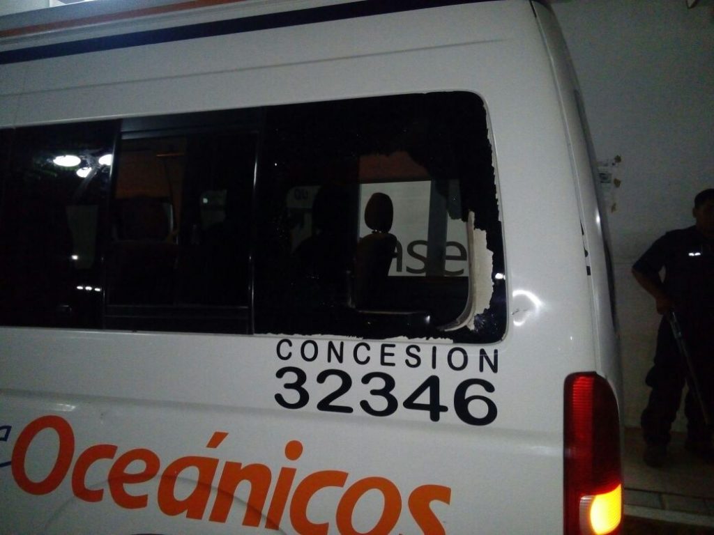 Conductor de colectiva foránea frustró asalto en coxcatlan