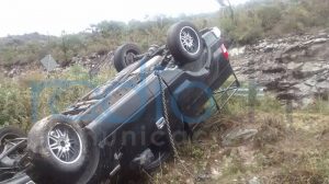 El vehiculo porta placas de Campeche