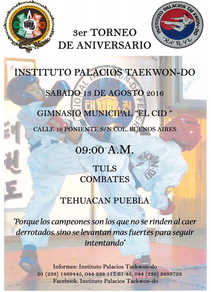 Torneo de aniversario de Taewon-do tradicional ITF