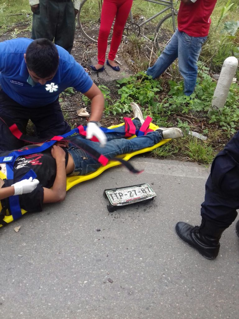 Atropello a ciclista y huyo, zinacatepec.