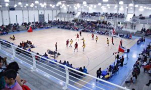 Exhibición baloncesto semiprofesional