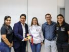 La atleta poblana Claudia Romero fortalece vínculos con la Secretaría de Deporte y Juventud rumbo a Los Ángeles 2028.