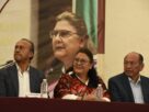 La diputada federal Rosario Orozco Caballero presenta su primer informe de actividades legislativas ante sus simpatizantes en Tehuacán
