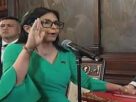 Delcy Rodríguez jura como presidenta encargada tras la captura de Nicolás Maduro y Cilia Flores.