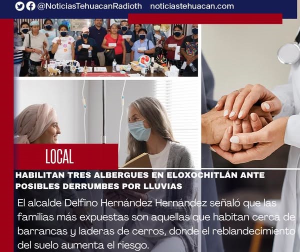 Apoya Tehuacán a enfermos con cáncer